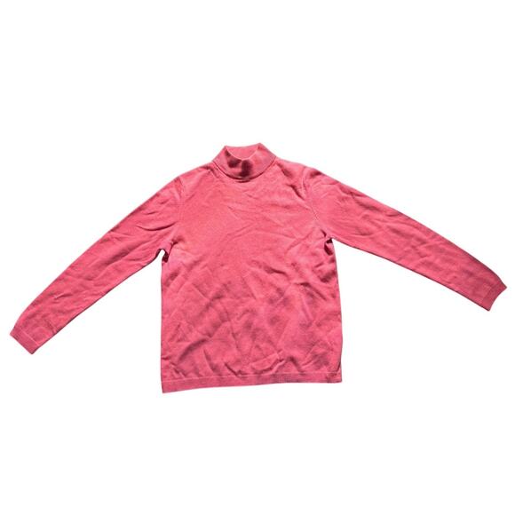 Charter Club 2-Ply 100% Cashmere Salmon Pink Size Medium - Picture 3 of 5